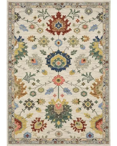 Lucca 2888L Ivory/Multi Area Rug