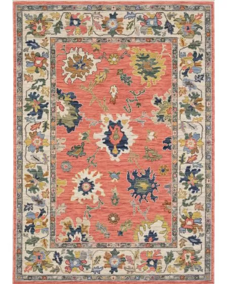 Lucca 2889B Pink/Multi Area Rug