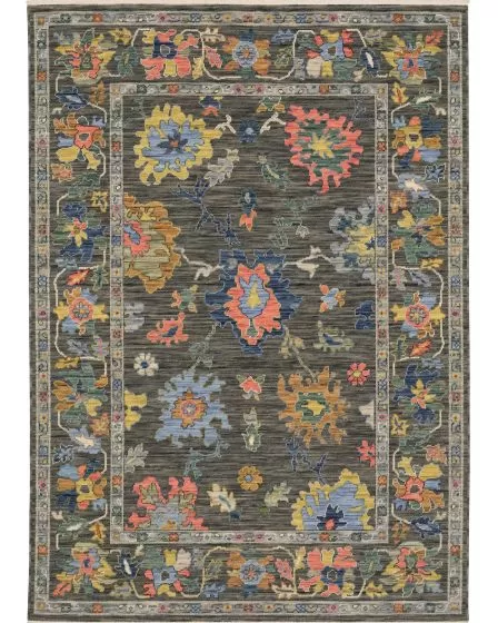 Lucca 2889E Grey/Multi Area Rug
