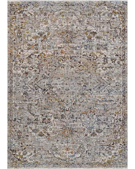 Luxor Antique Tabriz Antique Ivory/Gold Rug