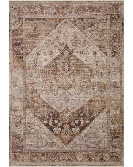 Lyra LYR-07 Natural/Mocha Area Rug