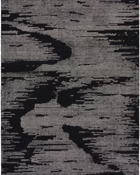 Ma30 Star SMR02 Black Ivory Area Rug