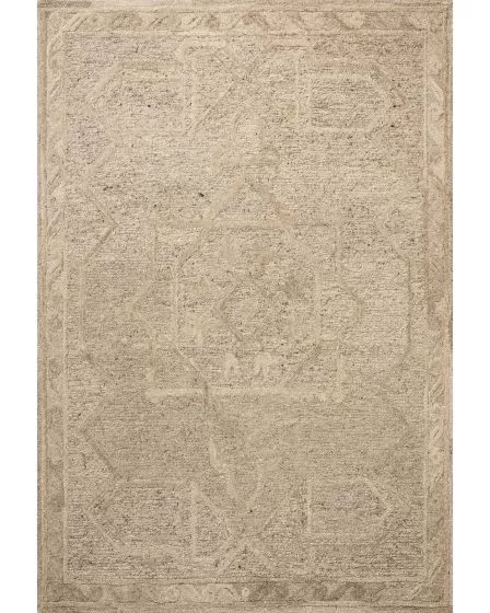 Mabel MBL-01 Stone/Sand 2'3"x3'9" Area Rug