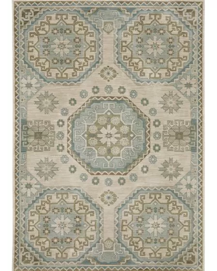 Maeve MAE03 Beige/Blue Area Rug