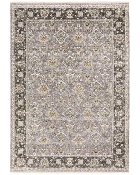 Maharaja 91e Grey Area Rug