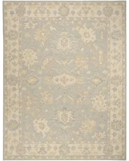 Maison MSO03 Blue Ivory 5'9"x8'9" Area Rug