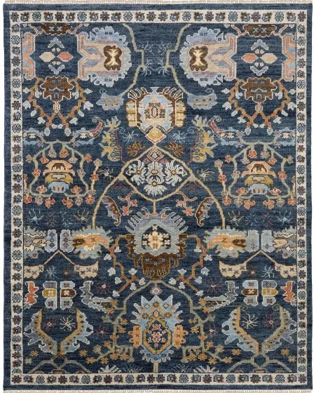 Majorca MAJ02 Blue/Multi Area Rug