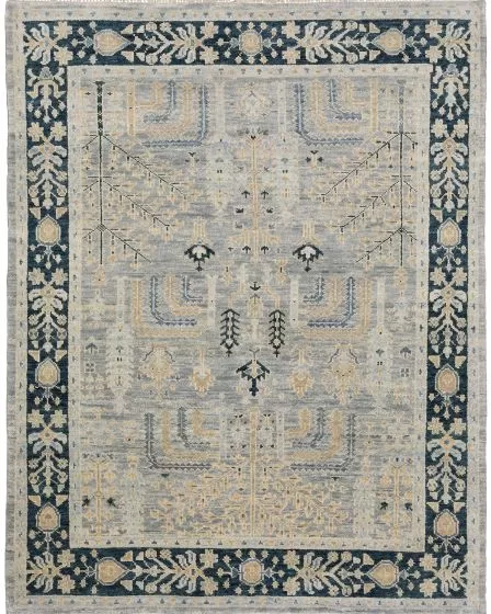 Majorca MAJ04 Grey/Blue Area Rug