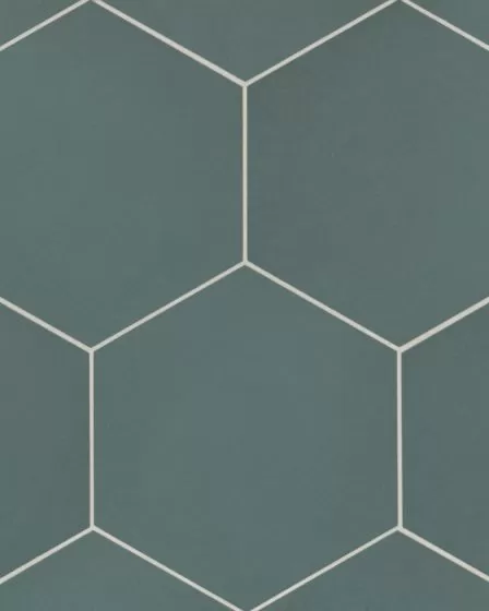 Makoto Arashi Blue Matte Glazed Porcelain 10"x11.5" Tile