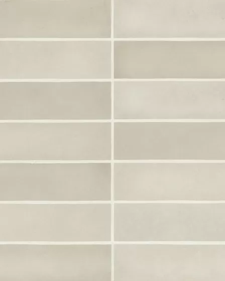 Makoto Kumo Grey Matte Glazed Ceramic 2.5"x10" Tile