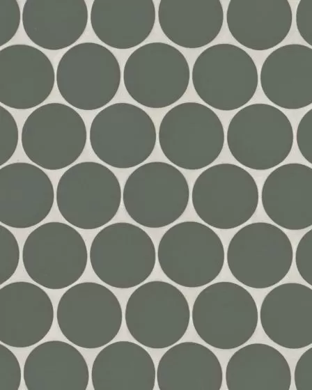 Makoto Midori Green Matte Glazed Porcelain 2" Mosaic Tile