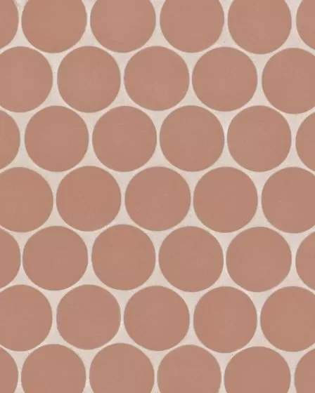 Makoto Umi Terracotta Matte Glazed Porcelain 2" Mosaic Tile