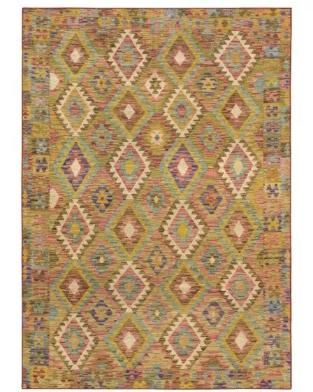 Malibu mal07 Gold/Multi Area Rug