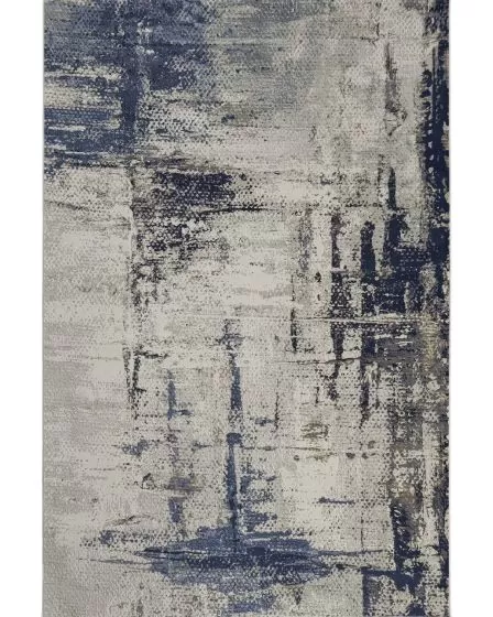 Mandana 39LZF Ivory/Blue Area Rug