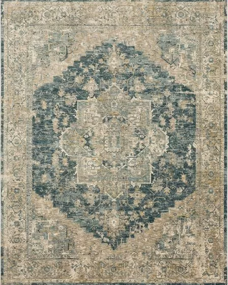 Marash Ezine Blue Area Rug
