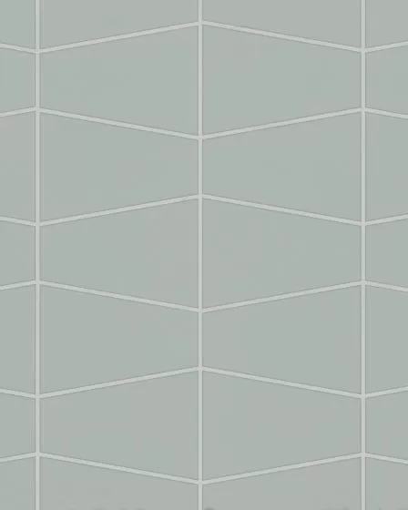 Marin Aloe Green Matte Porcelain Trapezoid Mosaic Tile
