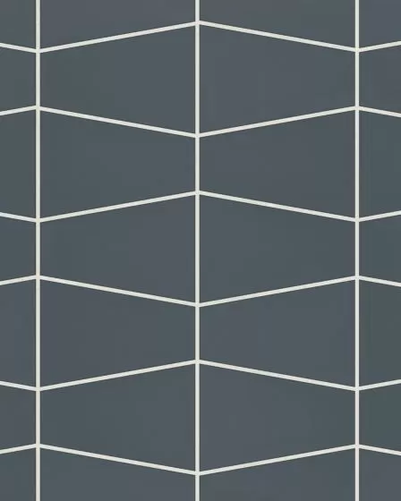 Marin Midnight Tide Matte Porcelain Trapezoid Mosaic Tile
