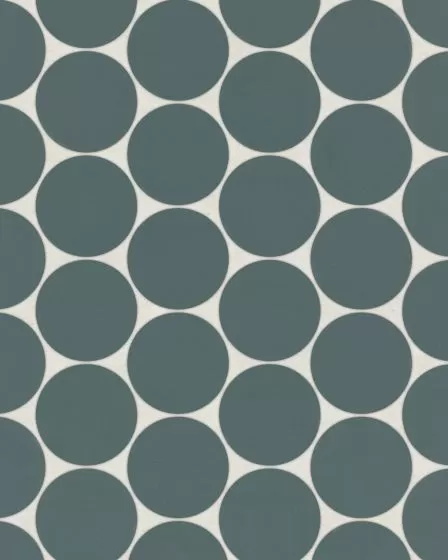 Marin Ocean Teal Matte Porcelain 2" Penny Mosaic Tile