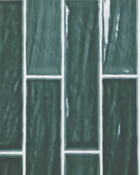 Marin Ocean Teal Glossy Glazed Ceramic 2.5"x10" Wall Tile