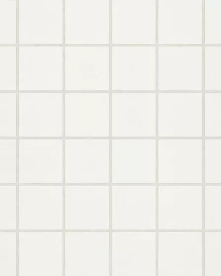 Marin Pearl White Matte Porcelain 2" Square Mosaic Tile