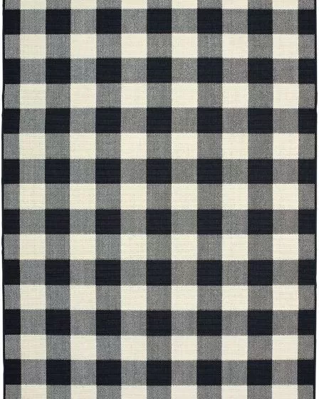 Marina 1932k Black/Ivory Area Rug
