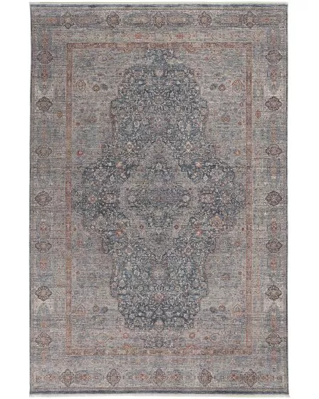 Marquette 3778F Gray/Blue/Red Area Rug