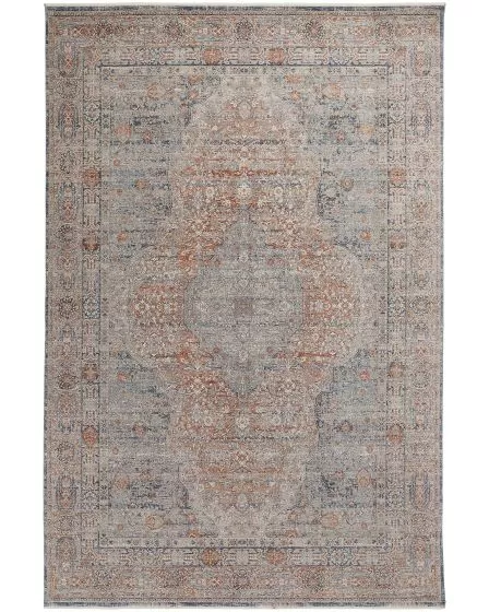Marquette 3778F Gray/Ivory/Orange Rug
