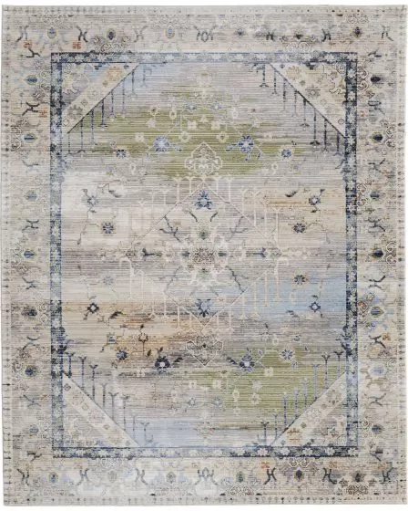 Melrose 39NZF Ivory/Green/Blue Rug
