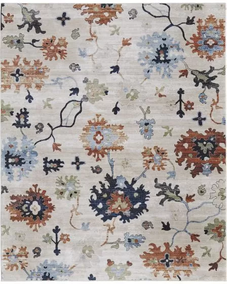 Melrose 39P1F Ivory/Red/Blue Area Rug
