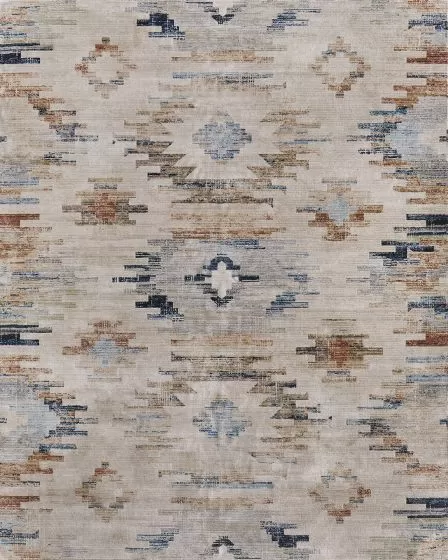 Melrose 39ULF Ivory/Blue/Brown Area Rug