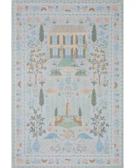 Menagerie MEN-03 Lt. Blue Area Rug