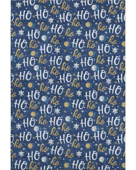 Merry & Bright MY18 Navy 10'x14' Area Rug