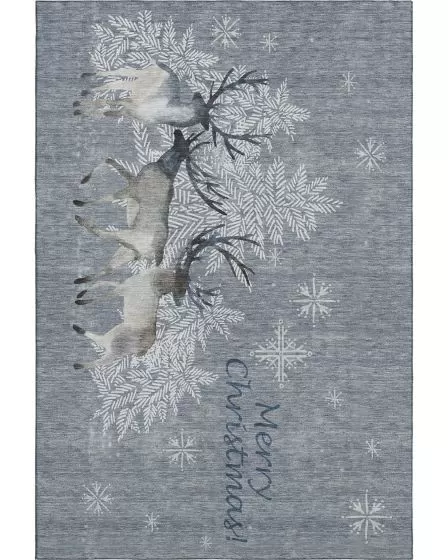 Merry & Bright MY2 Gray 10'x14' Area Rug