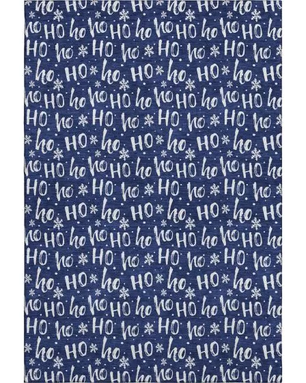 Merry & Bright MY22 Navy 10'x14' Area Rug