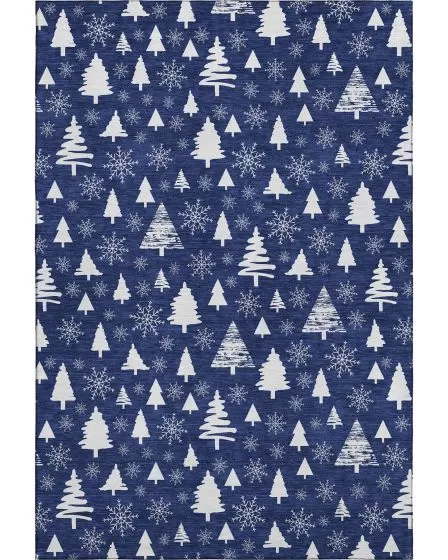 Merry & Bright MY23 Navy 10'x14' Area Rug