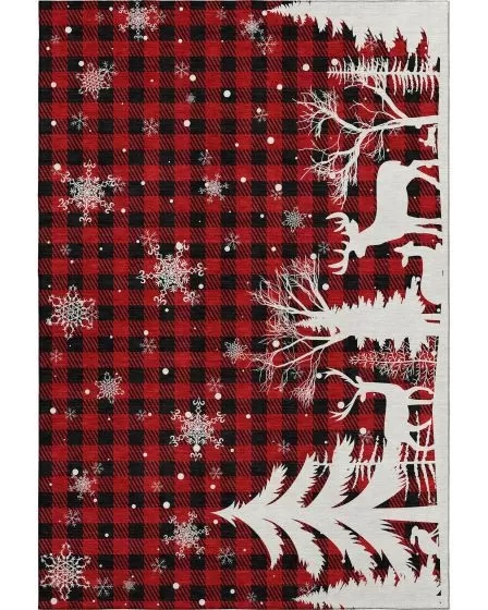 Merry & Bright MY26 Red 10'x14' Area Rug
