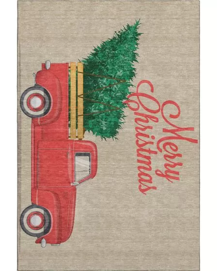 Merry & Bright MY4 Putty 10'x14' Area Rug