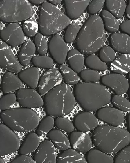 Micro Crystal Stone I Black Natural Stone Tile