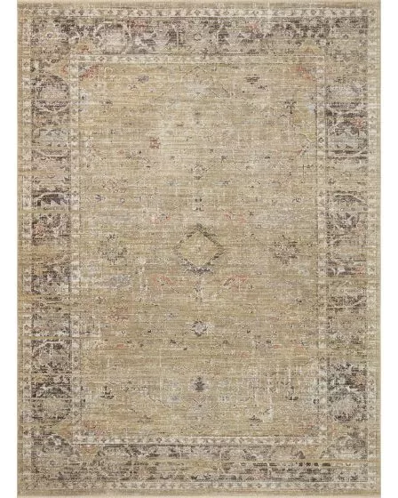 Millie MIE-03 Gold/Charcoal Area Rug