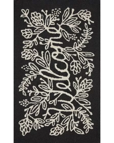 Minnie MIN-03 Black Area Rug