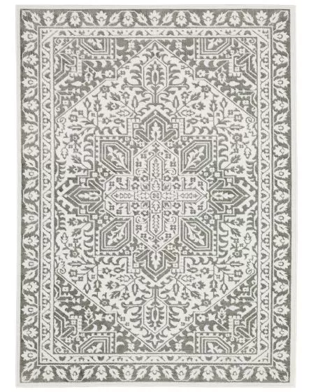 Montecito 1101w Grey/White Area Rug