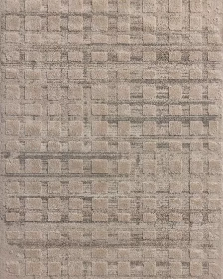 Monty MOT-06 Pebble/Beige Area Rug