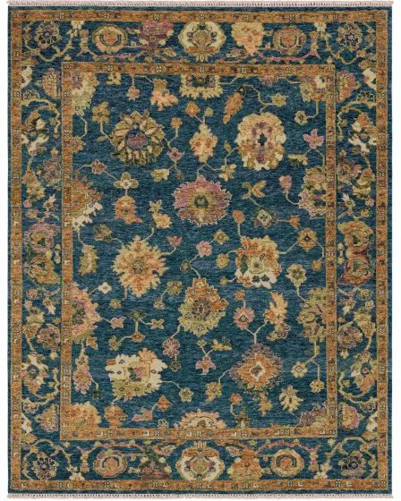 Percival Morgan Blue 9'x12' Area Rug