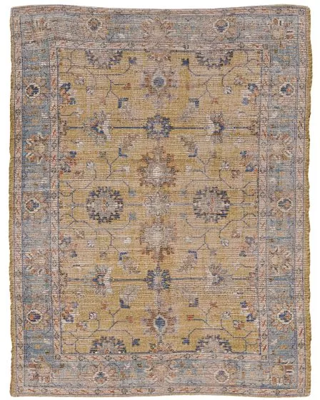 Morris 2231 Gold/Lt Blue Karissa Area Rug