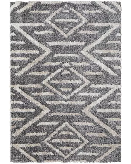 Mynka 39IBF Gray/Ivory Area Rug