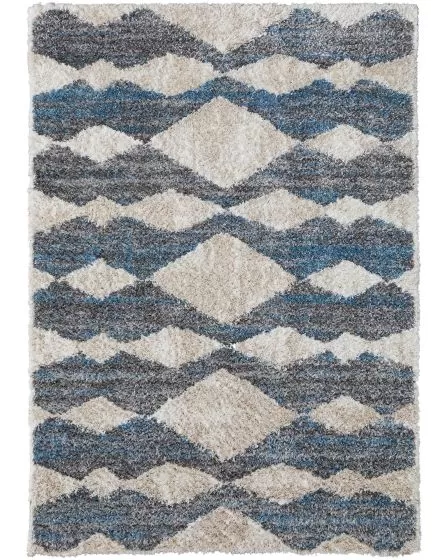Mynka 39IFF Ivory/Gray/Blue Area Rug