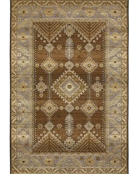 Naples 1441X Brown/Blue Area Rug