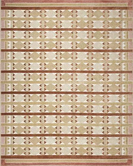 Nordic NRC06 Rust 4'x6' Area Rug
