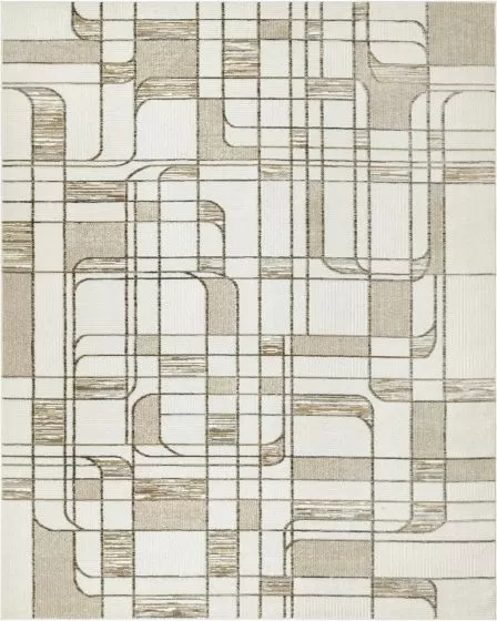 Nordic NRC17 Ivory Multicolor 4'x6' Area Rug