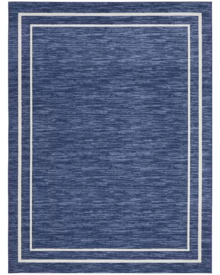 Nourison Essentials NRE02 Navy/Ivory Rug